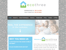 Tablet Screenshot of eco-three.com